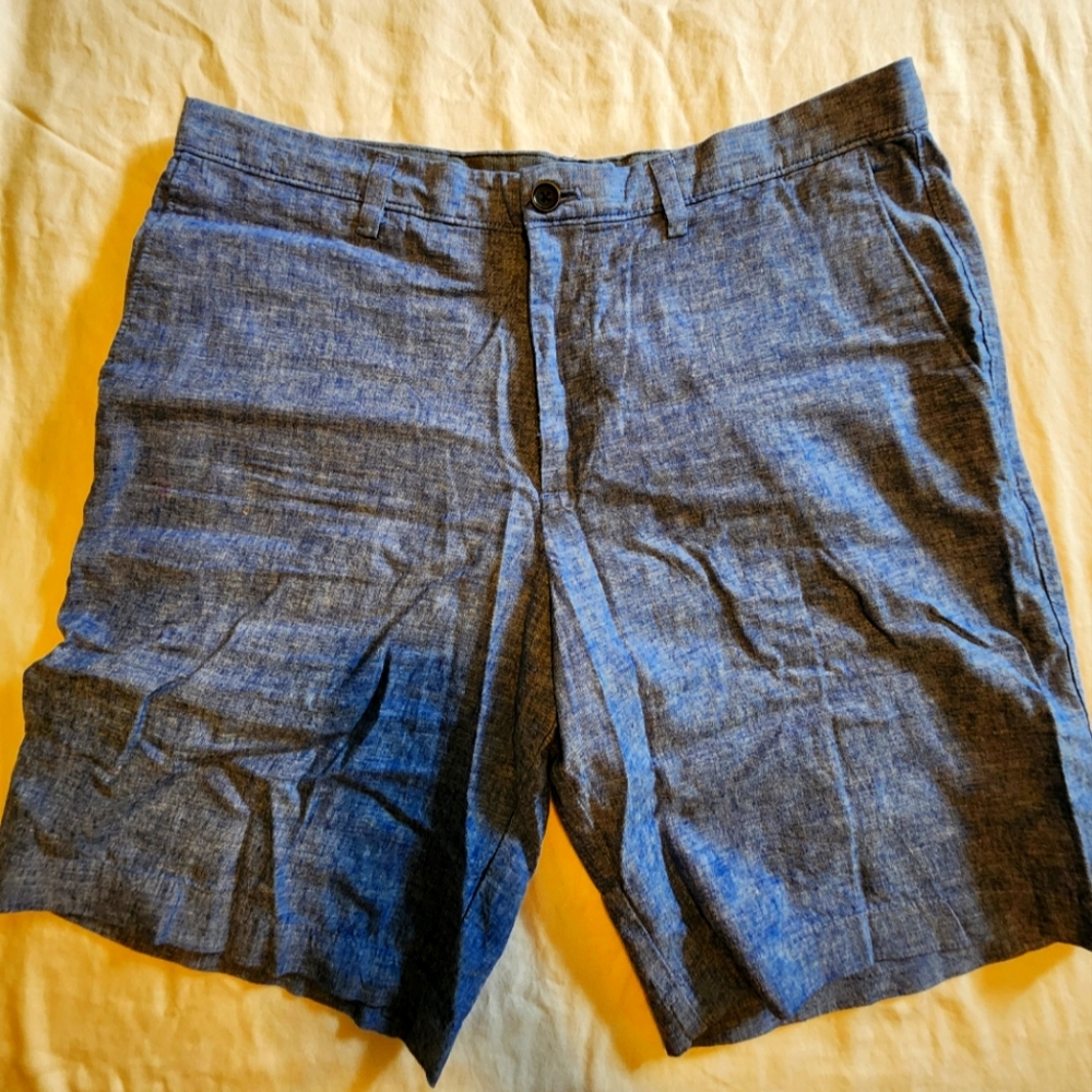 Blue Linen Shorts in EUC by Banana Republic